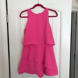 Do + Be Pink Romper with Pockets